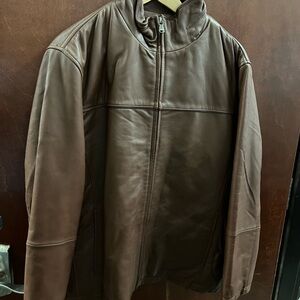 Emanuel Ungaro Brown Leather Jacket